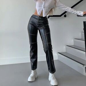NWOT Black Faux Leather Pants